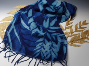 Cyanotype Scarves | Mollie Bosworth Ceramic Artist